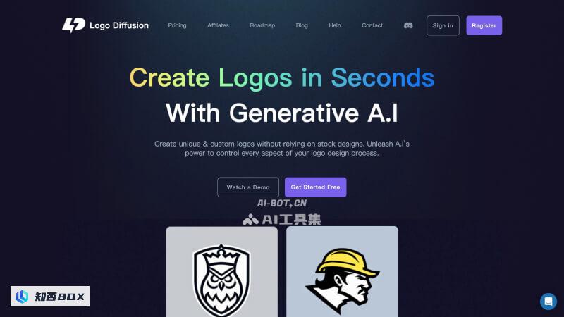Logo Diffusion - AI驱动的Logo和标志生成工具 | AI工具集_图1