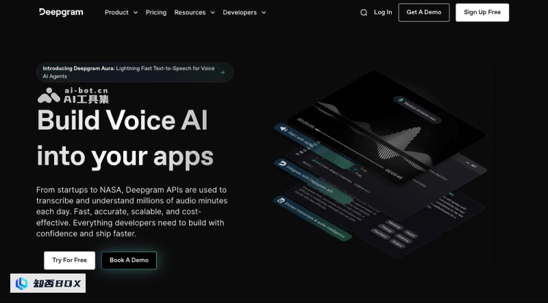Deepgram - 快速低成本的AI语音文本互转API平台 | AI工具集_图1